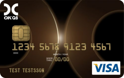 OKQ8 VISA Debitkort